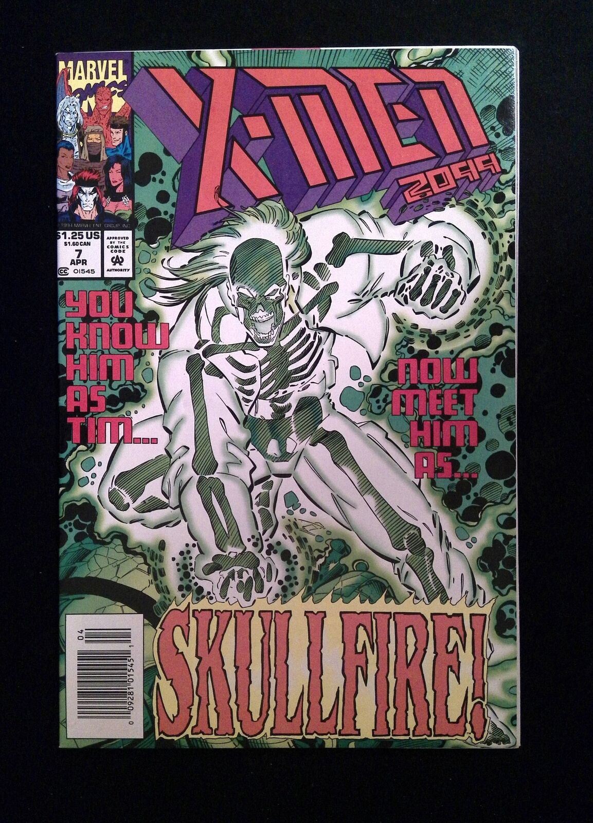 X-Men 2099 #7 MARVEL Comics 1994 VF/NM NEWSSTAND