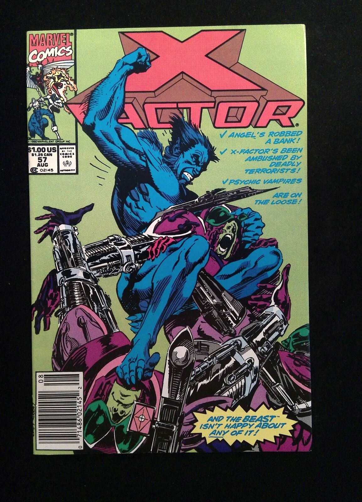 X-Factor #57 Marvel Comics 1990 VF+ Newsstand
