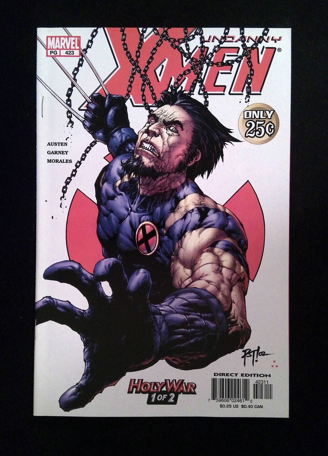 X-Men #423D MARVEL Comics 2003 VF+ VARIANT COVER