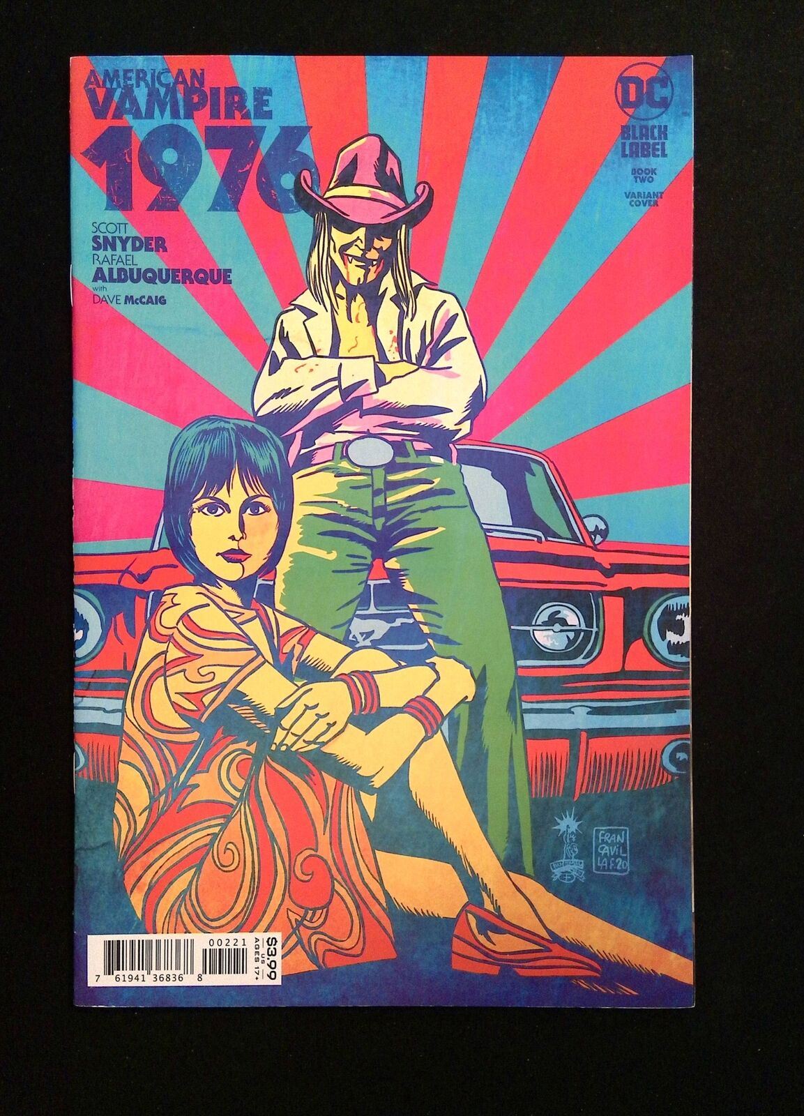 American Vampire 1976 #2B DC Comics 2021 NM+ FRANCAVILLA VARIANT