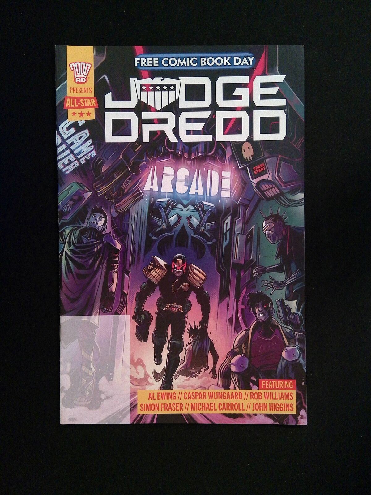 2000 Ad Present All Star Judge Dredd FCBD #1 REBELLION Comics 2021 NM-