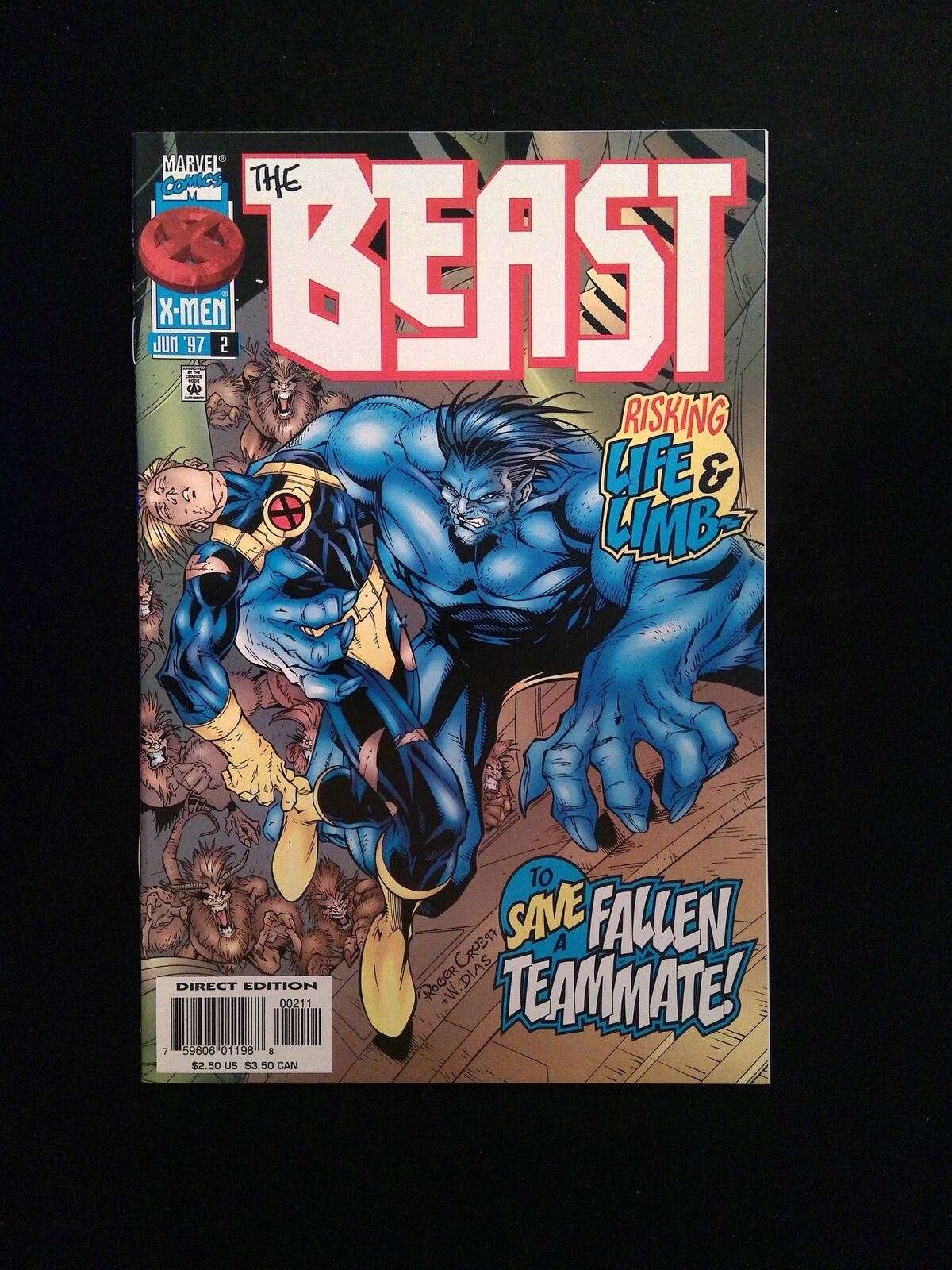 Beast #2 MARVEL Comics 1997 NM