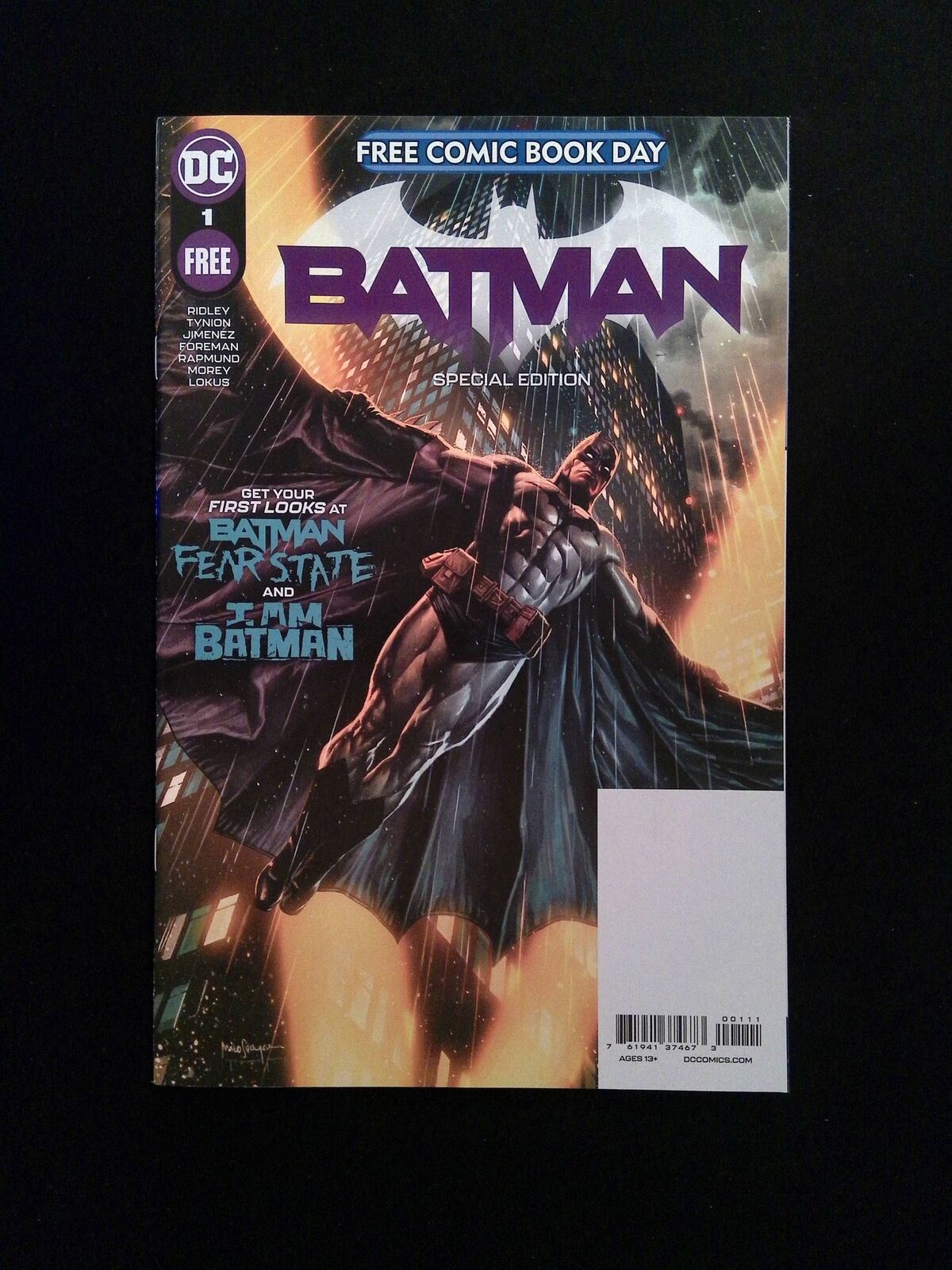 Batman Special Edition FCBD #1 DC Comics 2021 NM