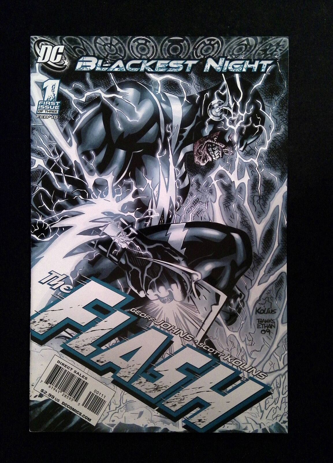 Blackest Night Flash #1 DC Comics 2010 NM