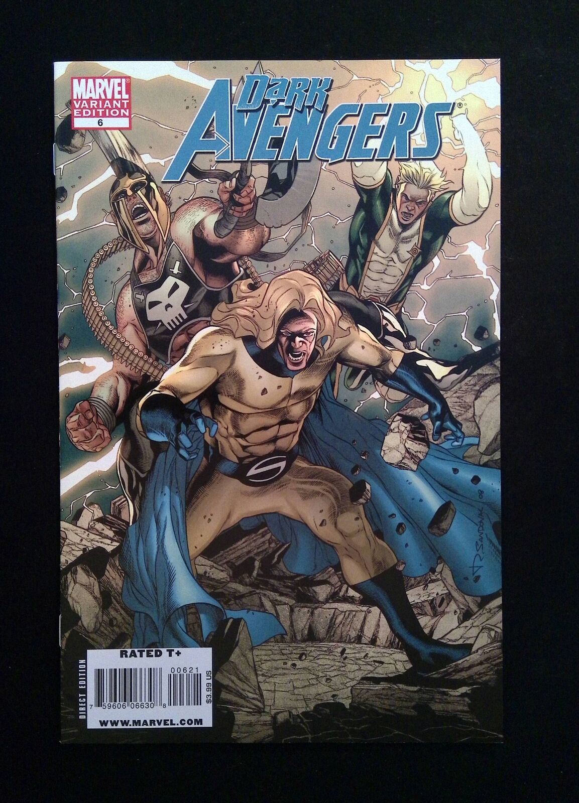 Dark Avengers #6 Marvel Comics 2009 NM 1/15 Sandoval Variant