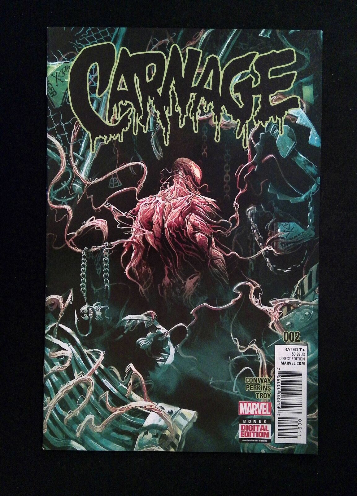 Carnage #2 (2ND SERIES) MARVEL Comics 2016 VF/NM