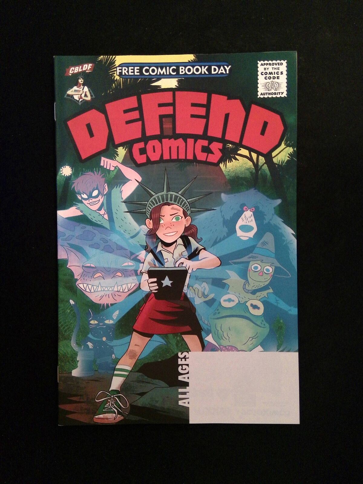 Defend Comics #2019 Comic Book Legal Defense Comics 2019 NM FCBD