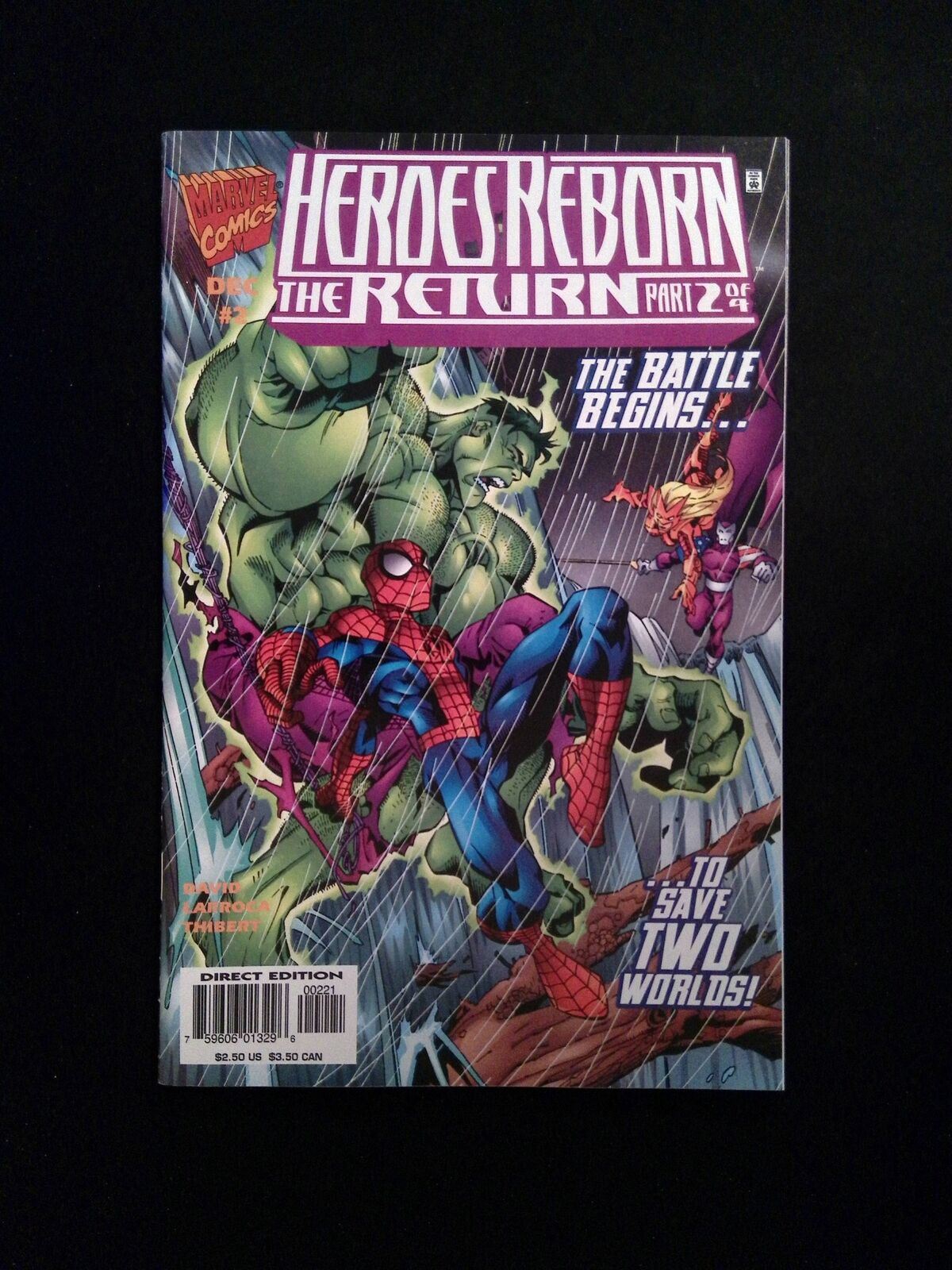 Heroes Reborn The Return #2B Marvel Comics 1997 NM Larroca Variant