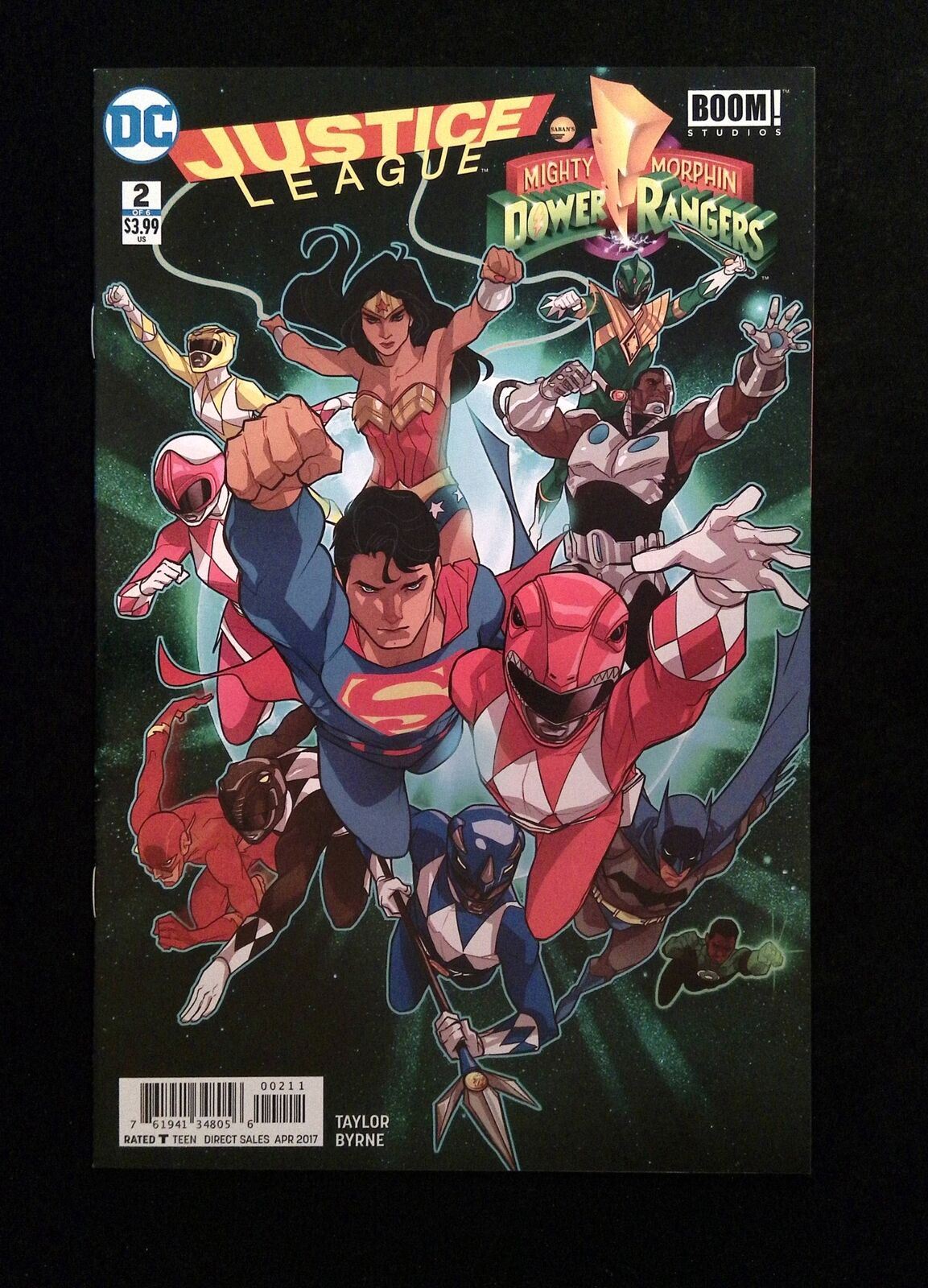 Justice League Power Rangers #2 DC Comics 2017 NM-
