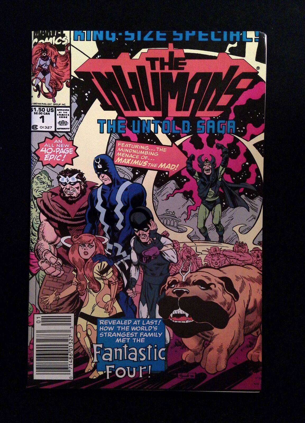 Inhumans Special #1 MARVEL Comics 1990 VF+ NEWSSTAND