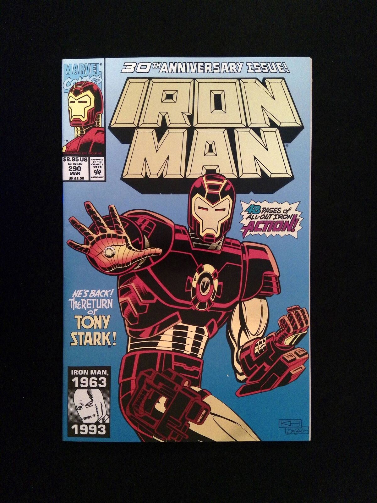 Iron Man #209 MARVEL Comics 1993 NM-