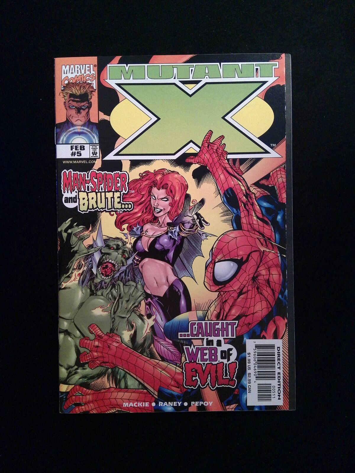 Mutant X #5 MARVEL Comics 1999 NM-