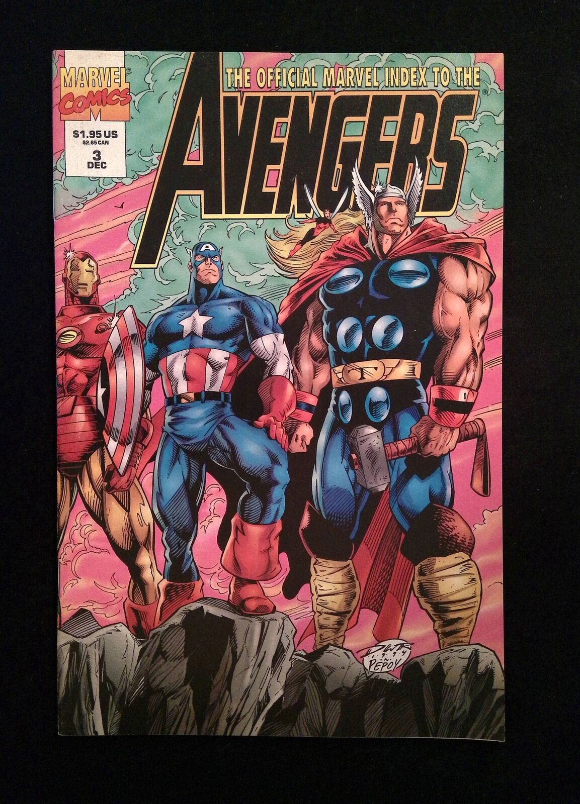 Official Marvel Index to the Avengers #3 MARVEL Comics 1994 VF+