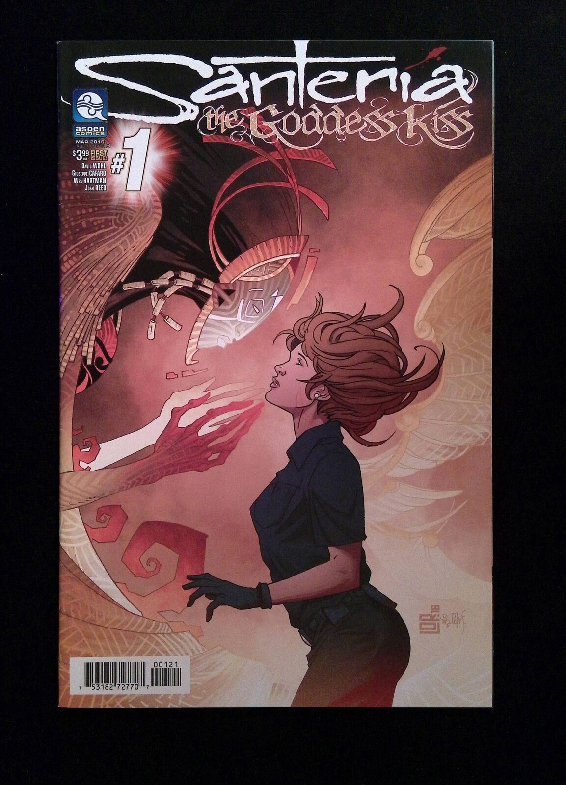 Santeria The Goddess Kiss #1B ASPEN Comics 2016 VF+ LRENZANA VARIANT