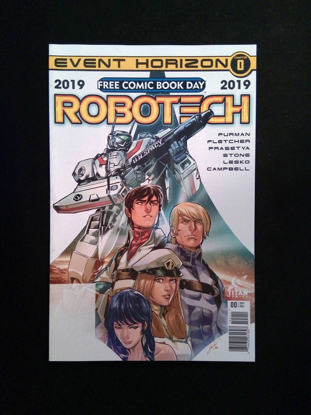 Robotech #0 Titan Comics 2019 VF+ FCBD