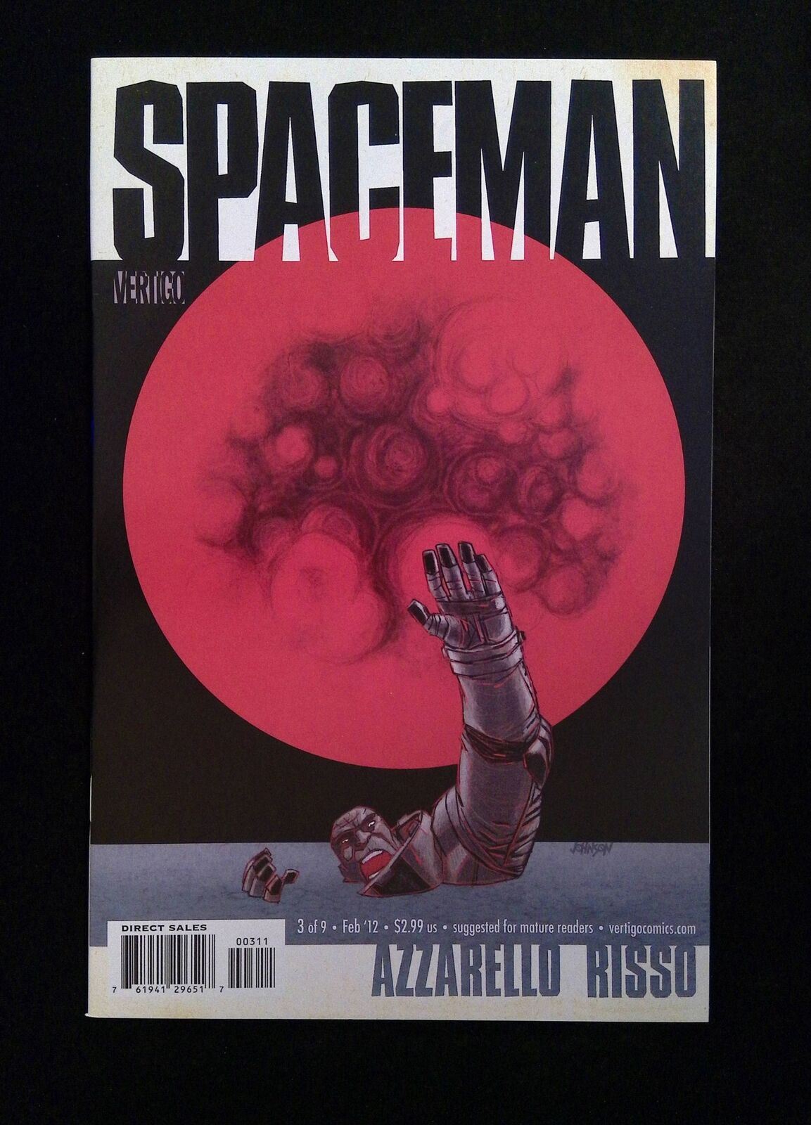 Spaceman #3 DC/VARTIGO Comics 2012 NM