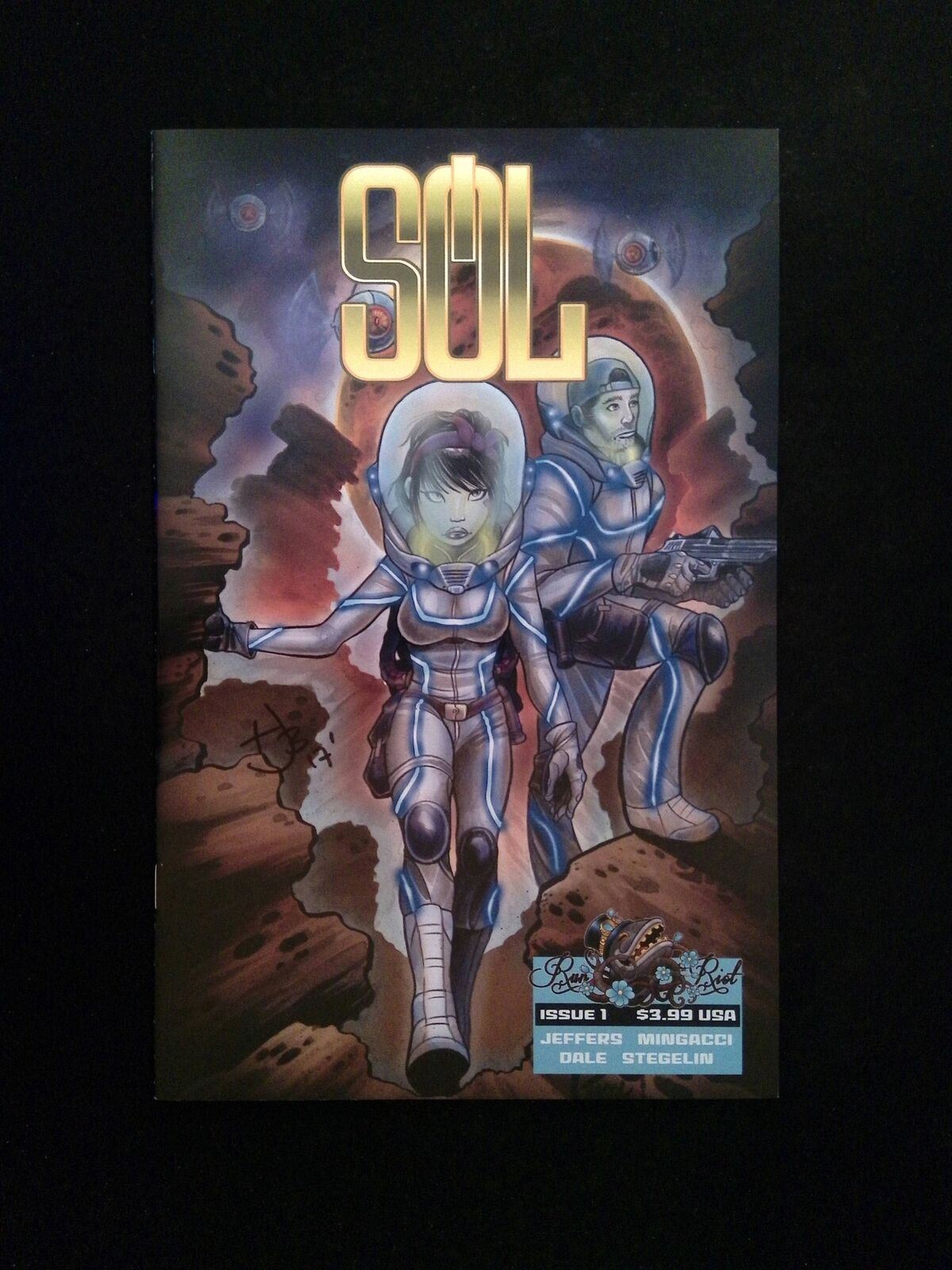 Sol #1 Charleston Comics 2015 NM- Signed By Artists