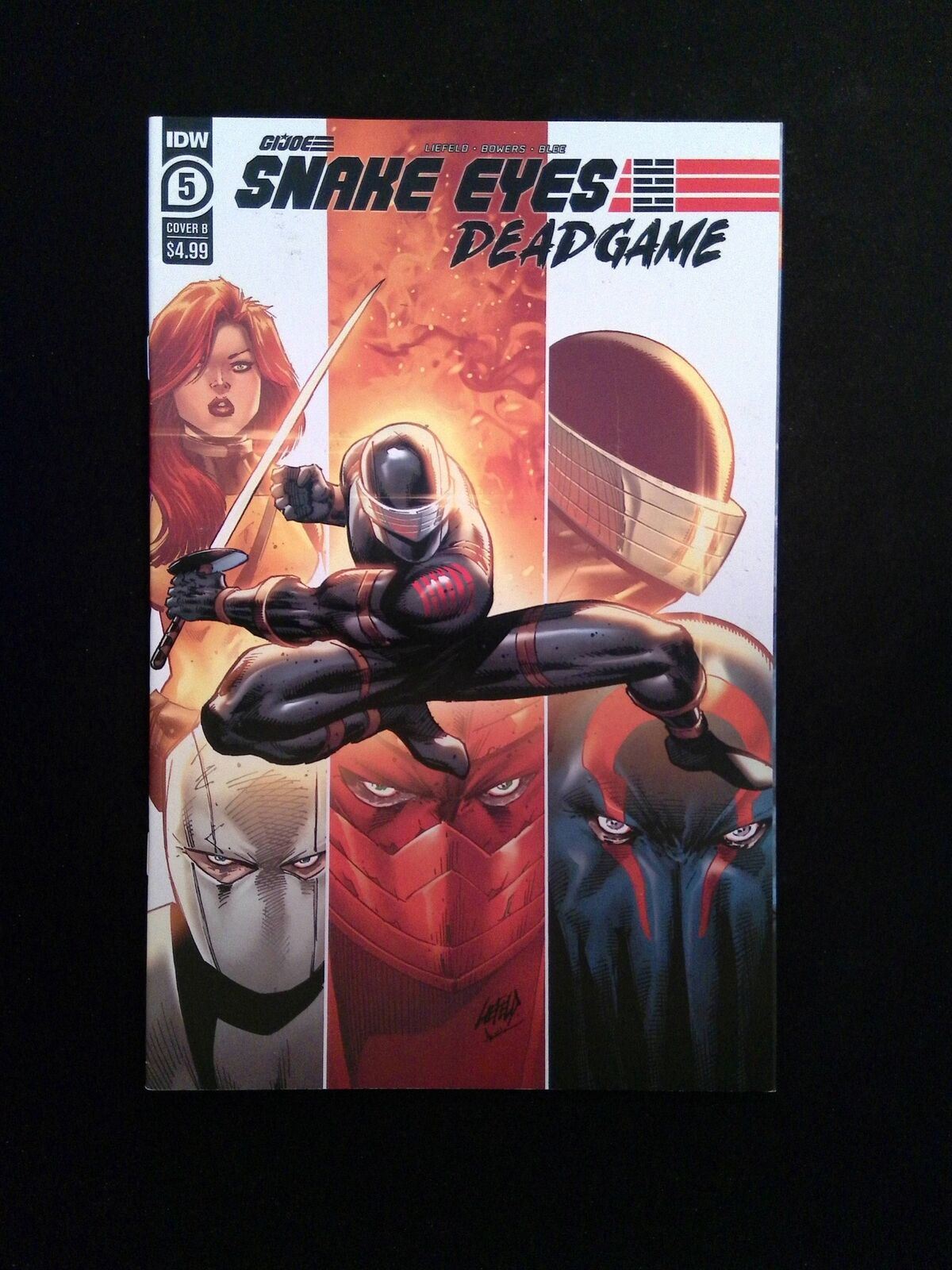 Snake Eyes Deadgame #5B IDW Comics 2021 NM- Liefield Variant