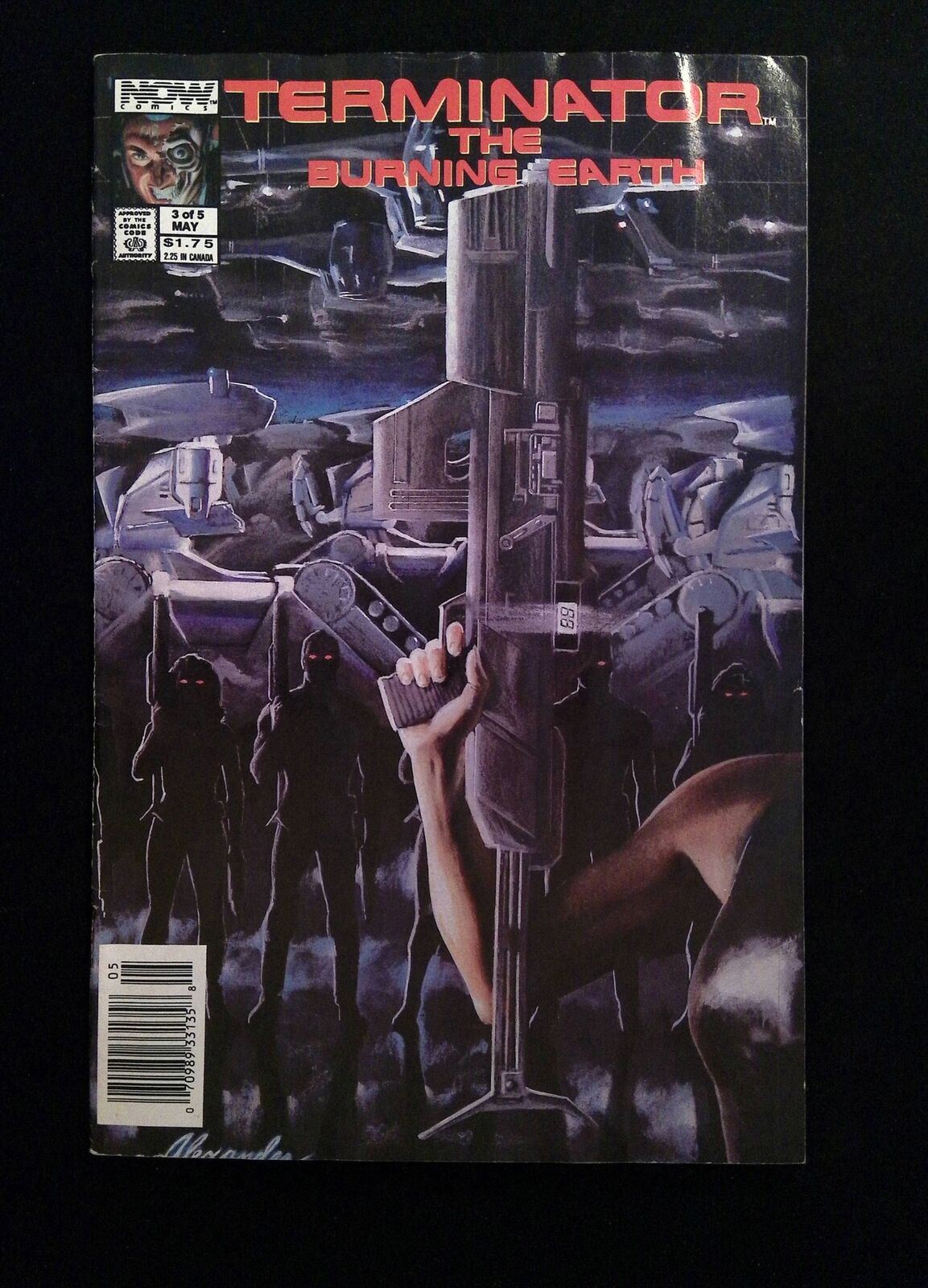 Terminator The Burning Earth #3 NOW Comics 1990 VF+ NEWSSTAND