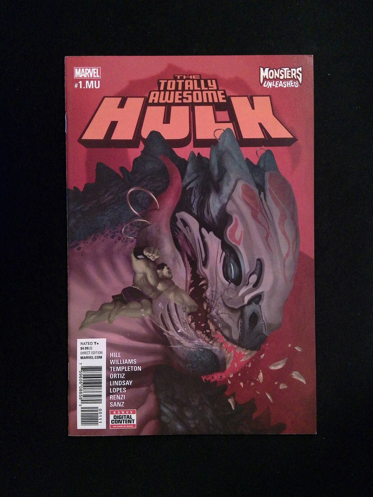 Totally Awesome Hulk #1 MARVEL Comics 2016 NM-