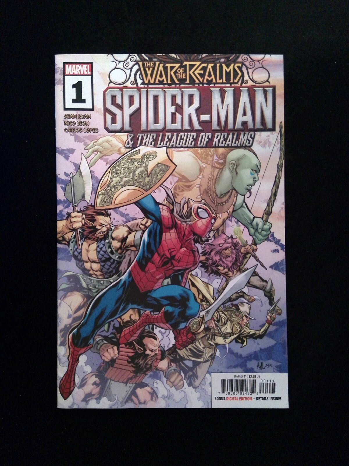 War of the Realms Spider-Man and the League of Realms #1 Marvel Comics 2019 VF+