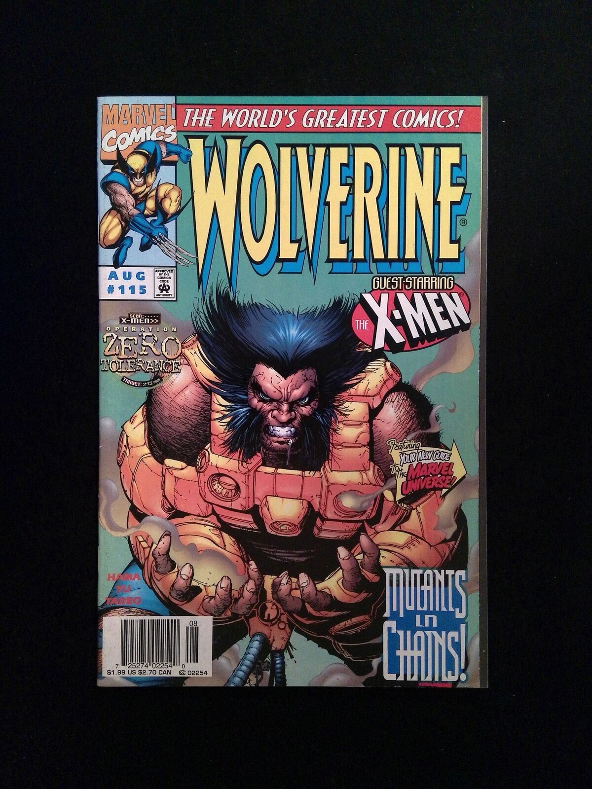 Wolverine #115 MARVEL Comics 1997 VF+ NEWSSTAND