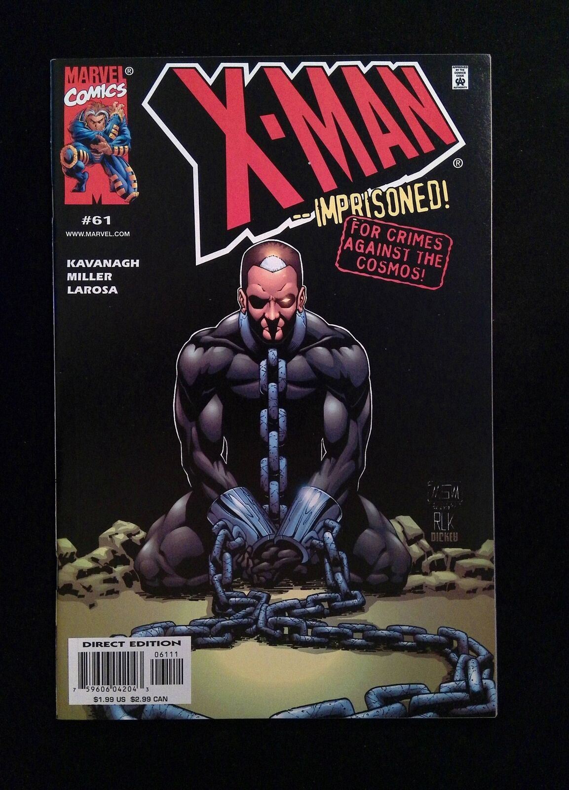 X-Man #61 MARVEL Comics 2000 VF+