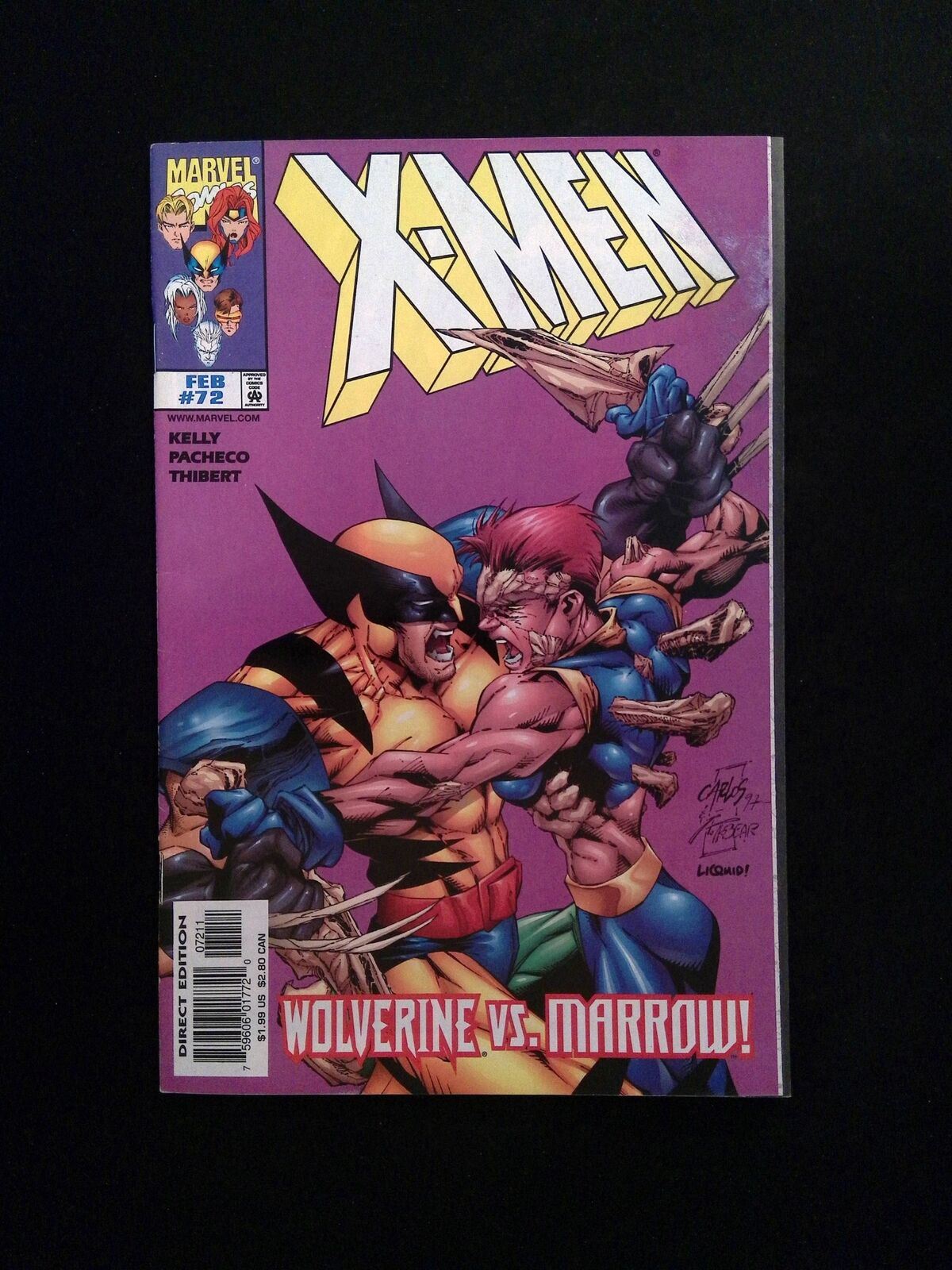 X-Men #72 MARVEL Comics 1998 VF+