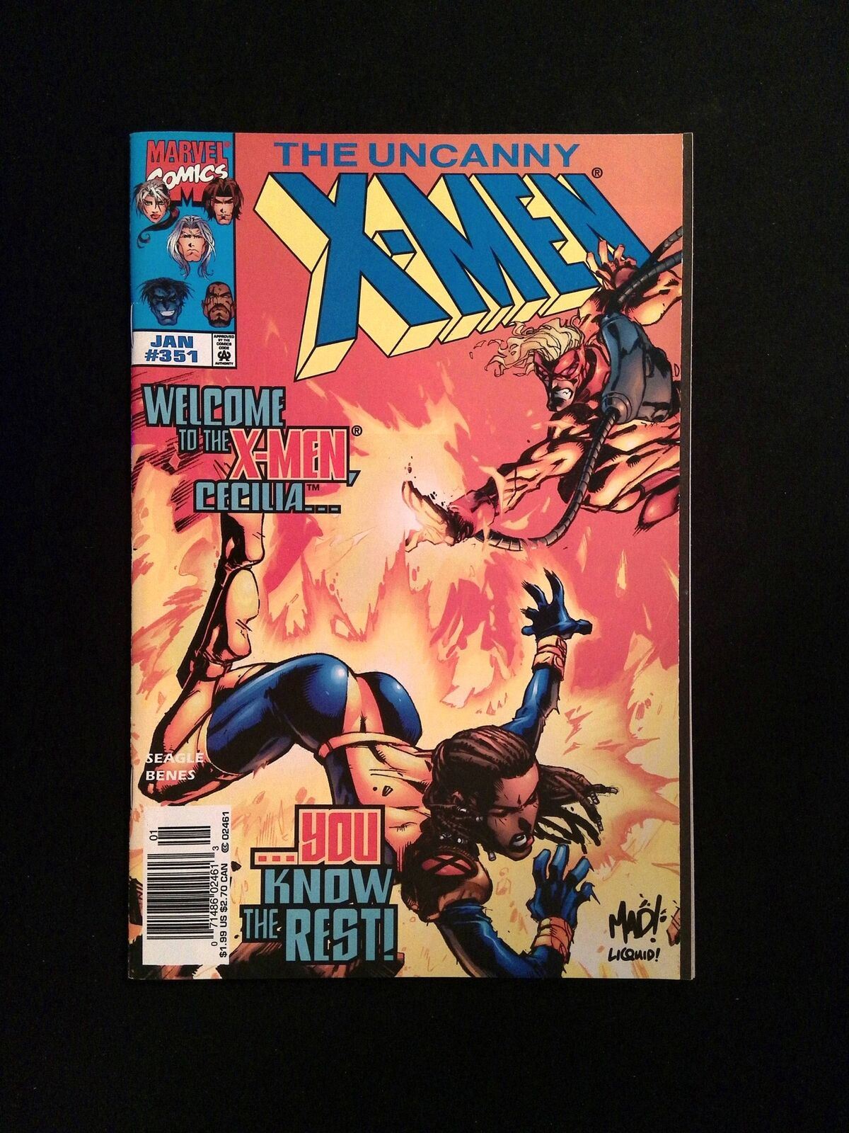 X-Men #351 MARVEL Comics 1998 NM- NEWSSTAND