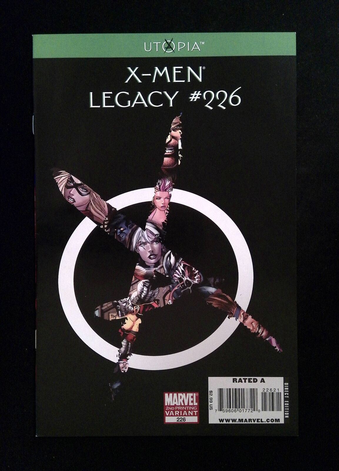 X-Men Legacy #226REP MARVEL Comics 2009 VF+ WEAVER VARIANT