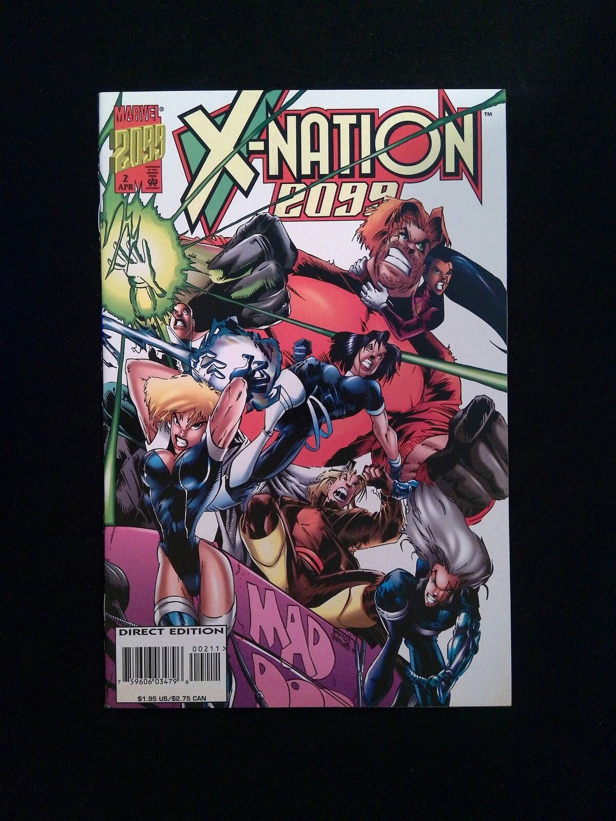 X-Nation 2099 #2 MARVEL Comics 1996 VF+
