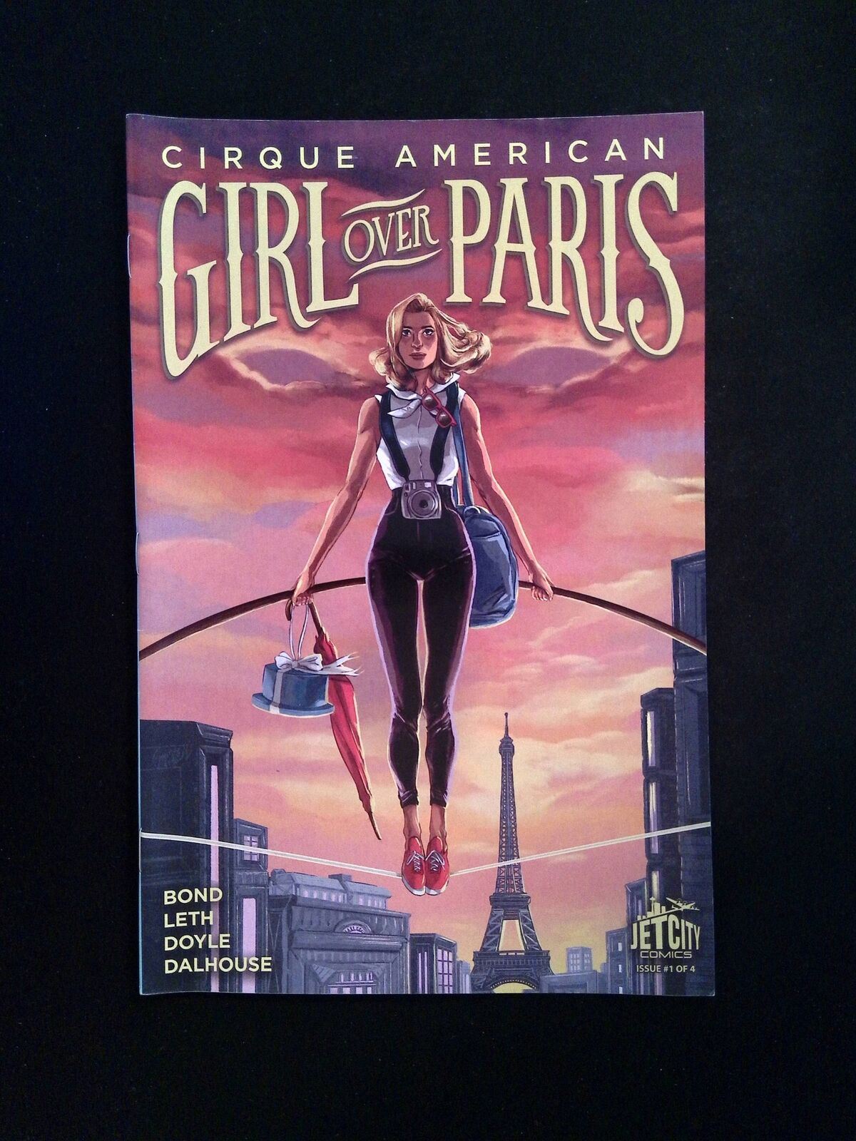 Cirque American Girl Over Paris #1 JET CITY Comics 2016 VF+