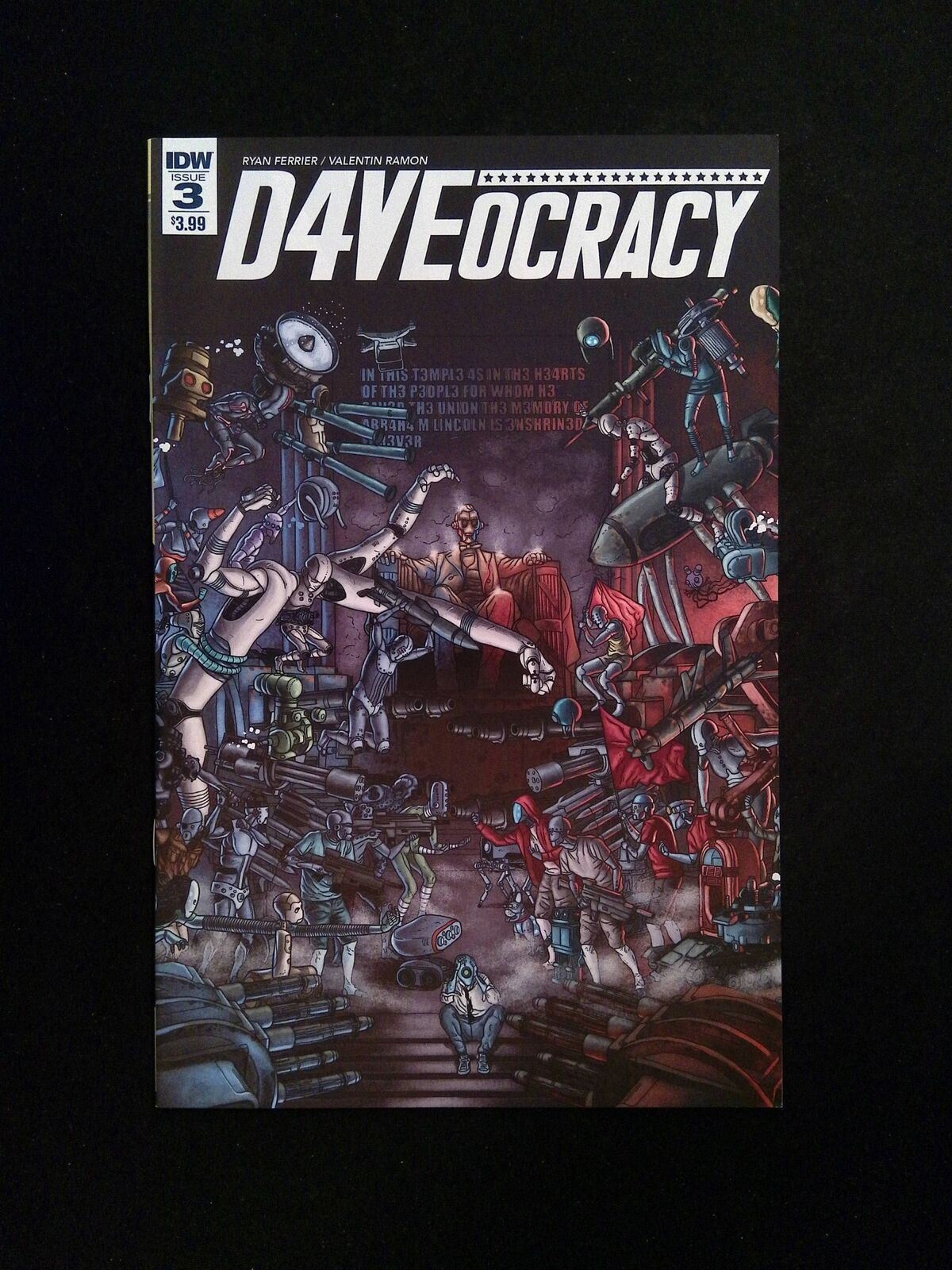 D4veocracy #3 IDW Comics 2017 NM+