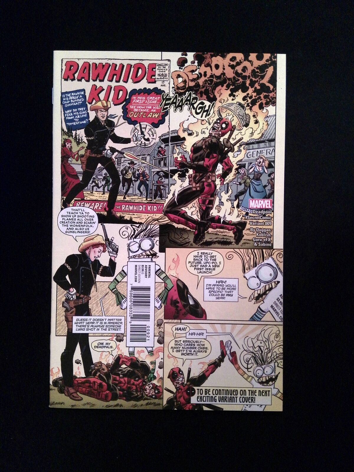 Deadpool #9B (4TH SERIES) MARVEL Comics 2016 NM- Variant