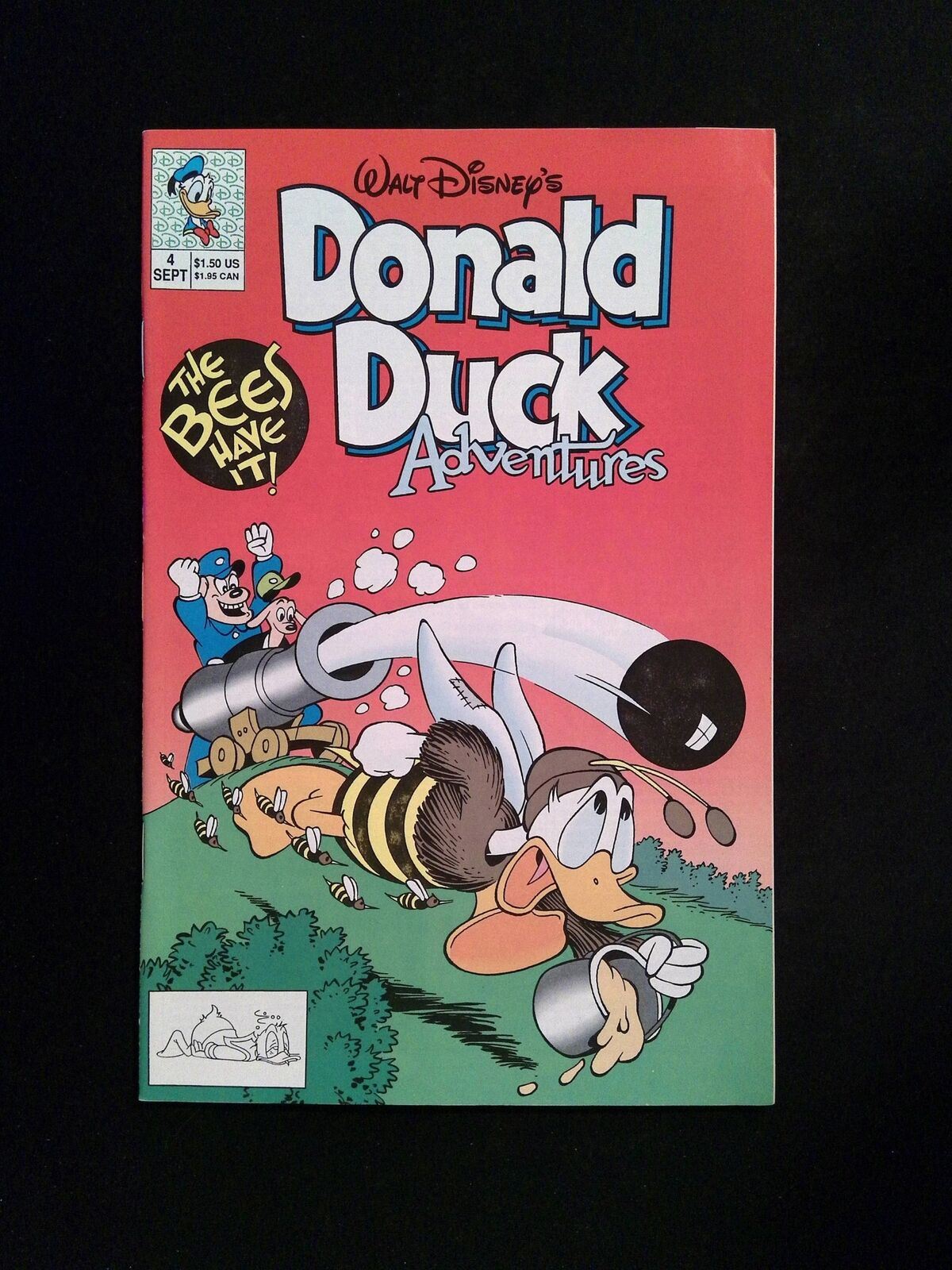 Donald Duck Adventures #4 WALT DISNEY PRODUCTIONS Comics 1990 NM
