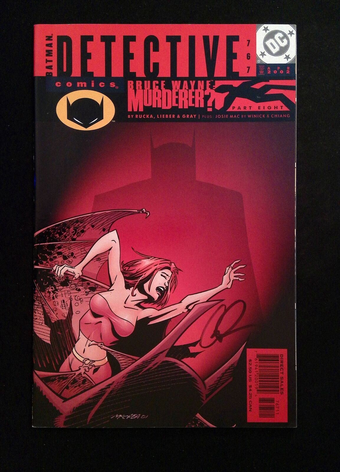 Detective Comics #767 DC Comics 2002 VF/NM SIGNED BY Rucka