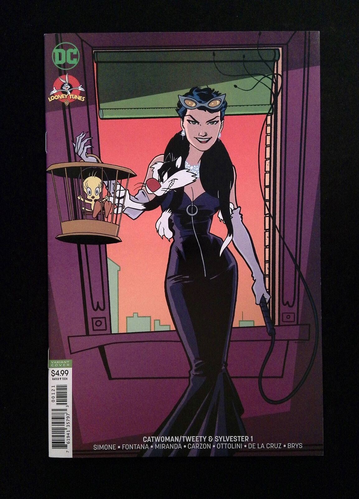 Catwoman Tweety And Sylvester Special #1B DC Comics 2018 VF+ JARRELL VARIANT