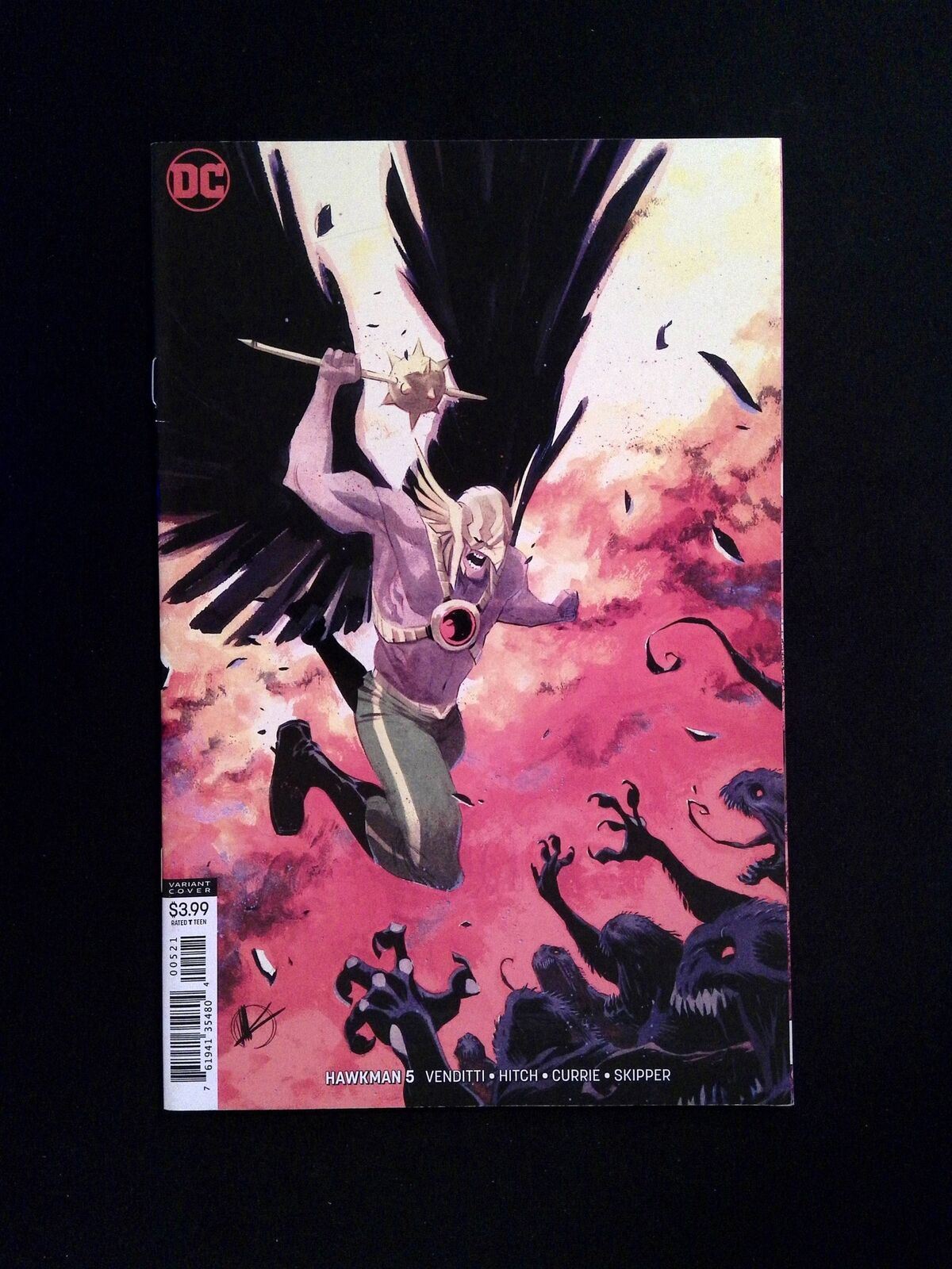 Hawkman #5B DC Comics 2018 VF/NM Scalera Variant