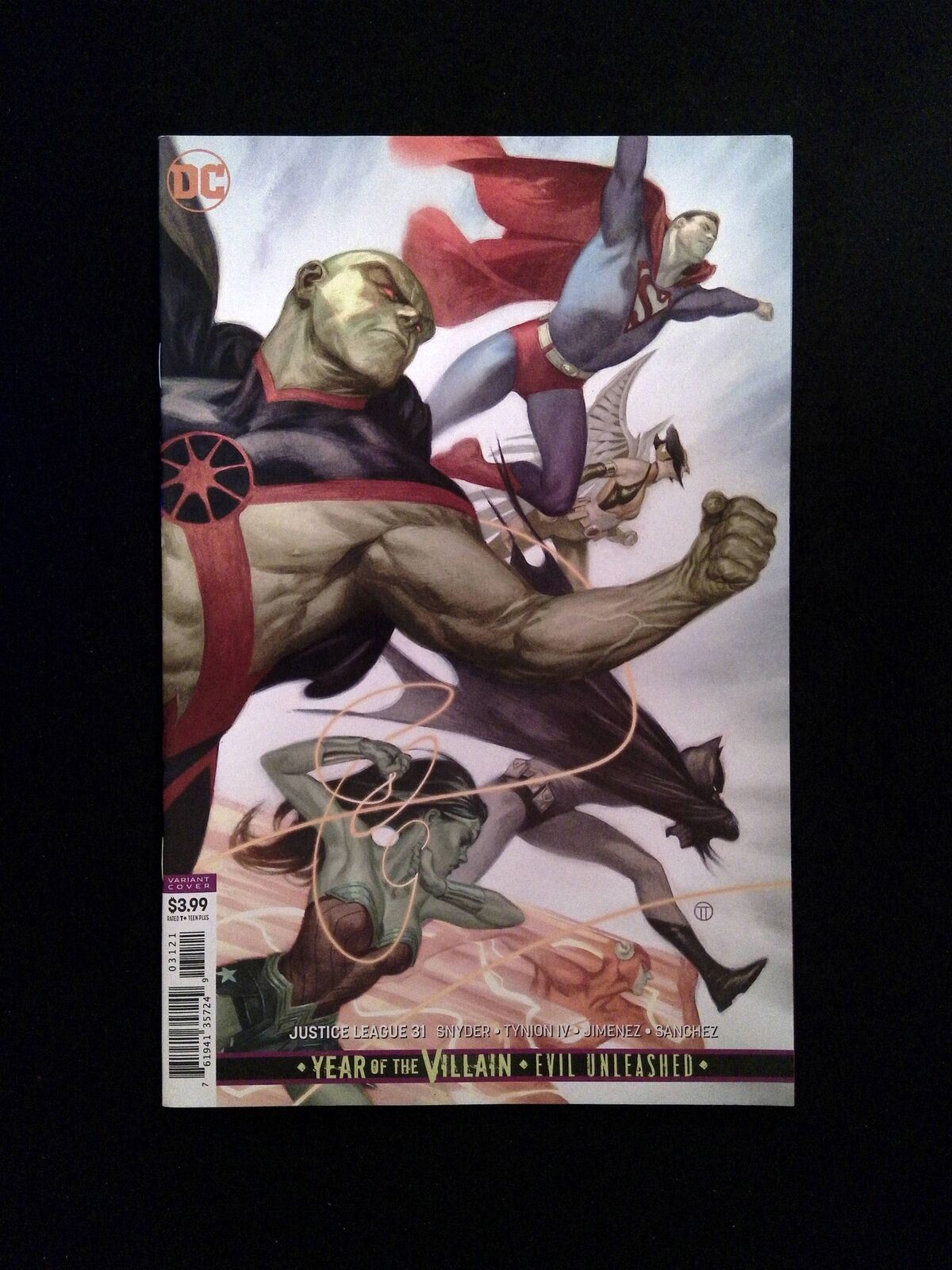 Justice League #31B DC Comics 2019 NM Tedesco Variant