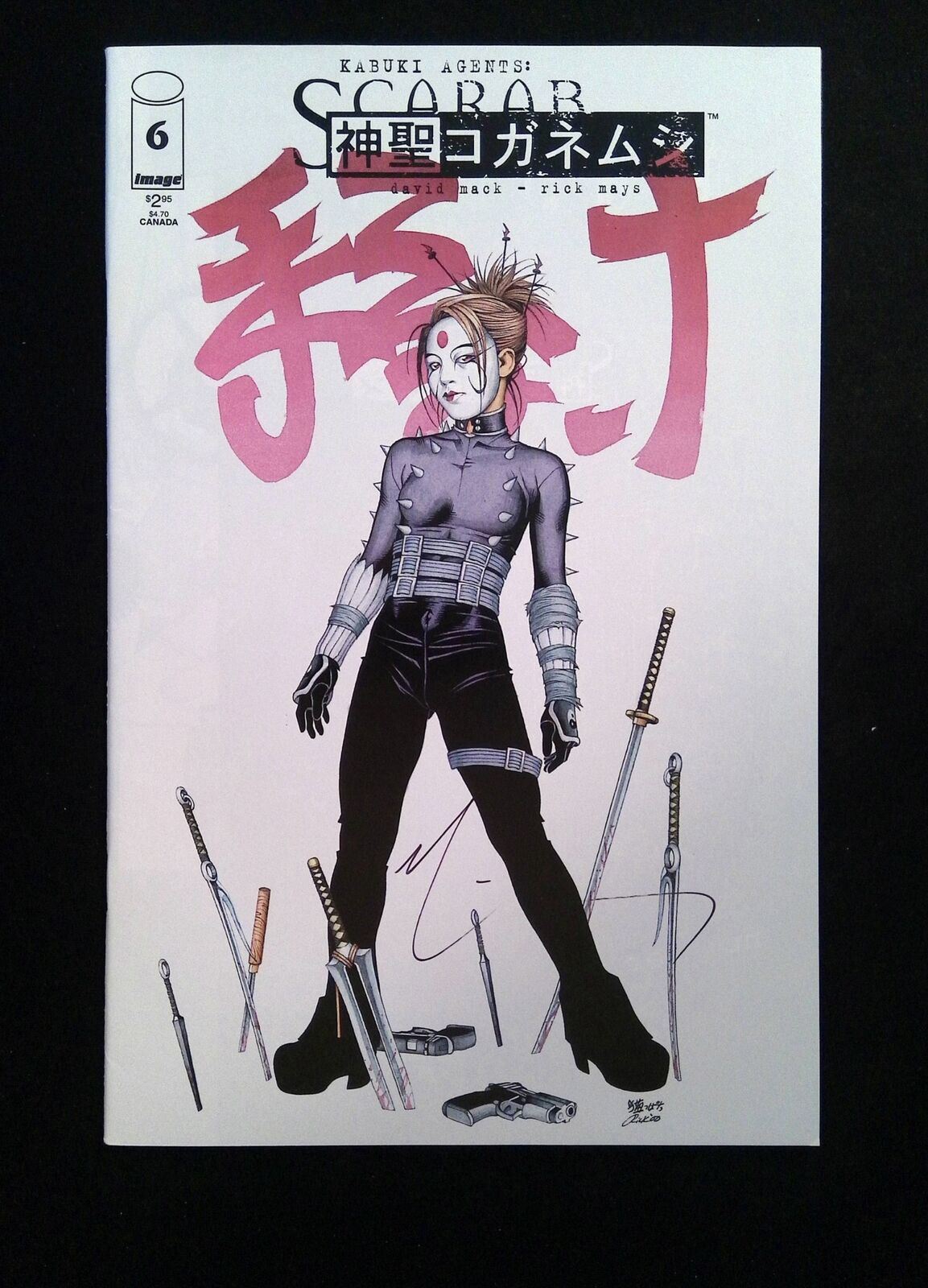 Kabuki Agents Scarab #6 IMAGE Comics 2001 NM- SIGNED BY DAVID MACK