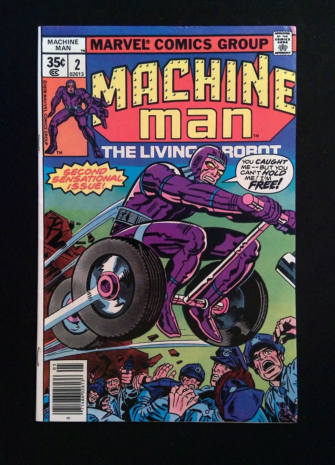 Machine Man #2 MARVEL Comics 1978 VF+ NEWSSTAND