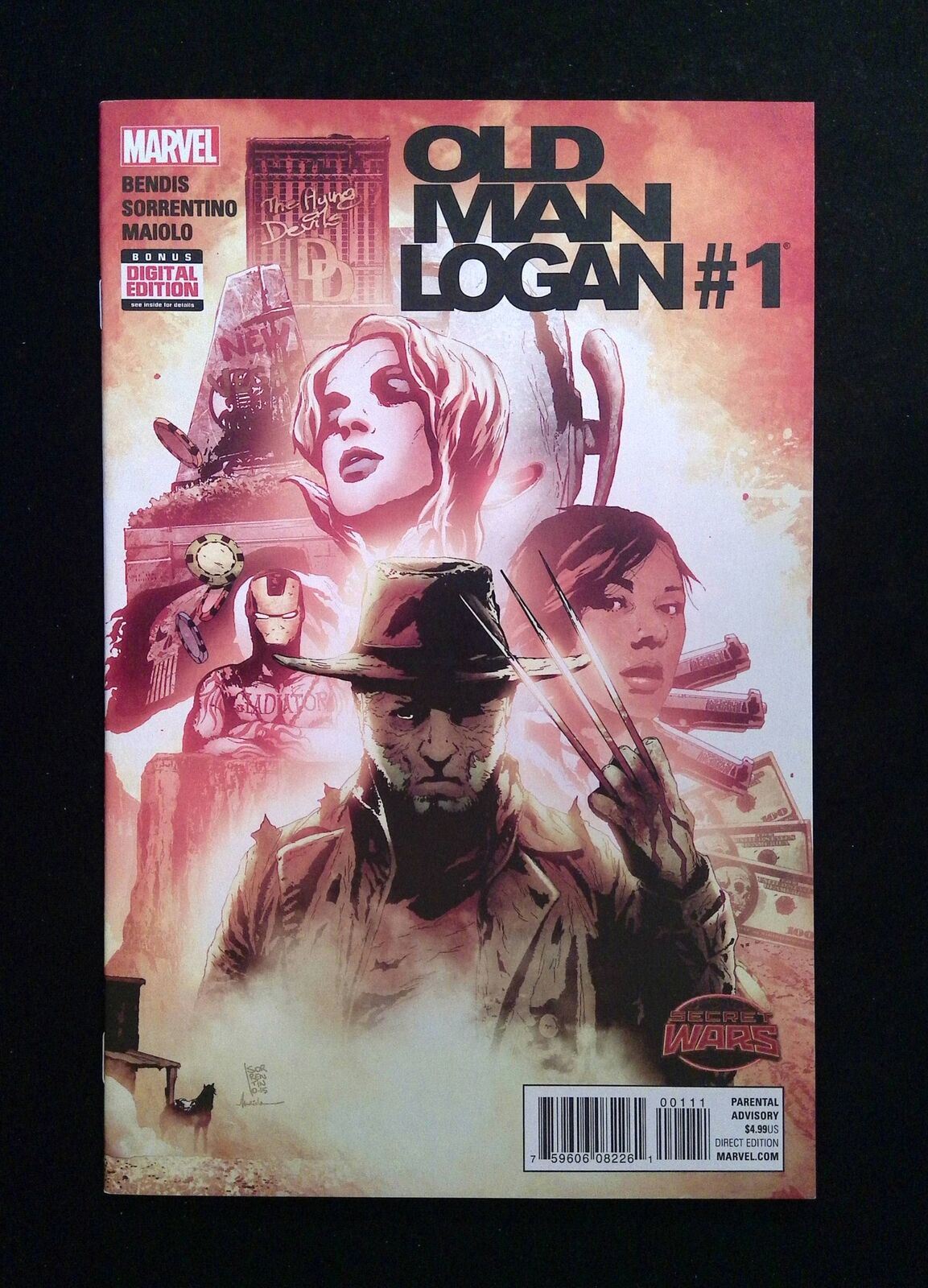 Old Man Logan #1F MARVEL Comics 2015 NM SORRENTINO VARIANT