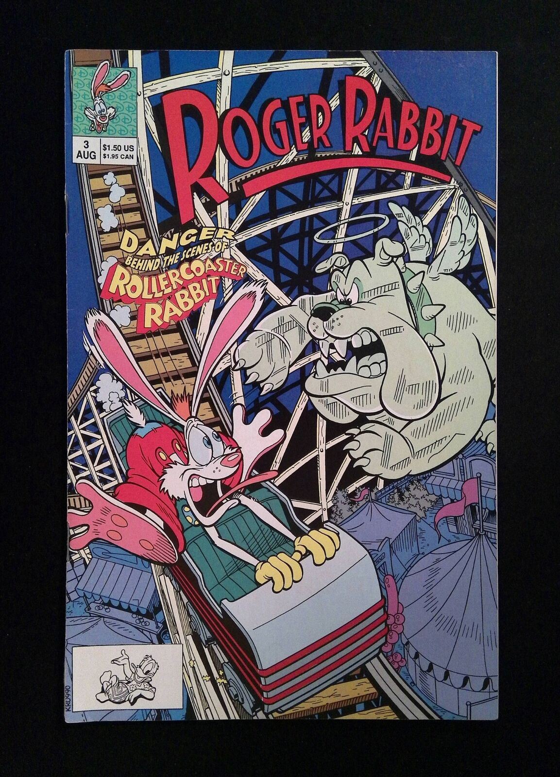 Roger Rabbit #3 WALT DISNEY Comics 1990 VG