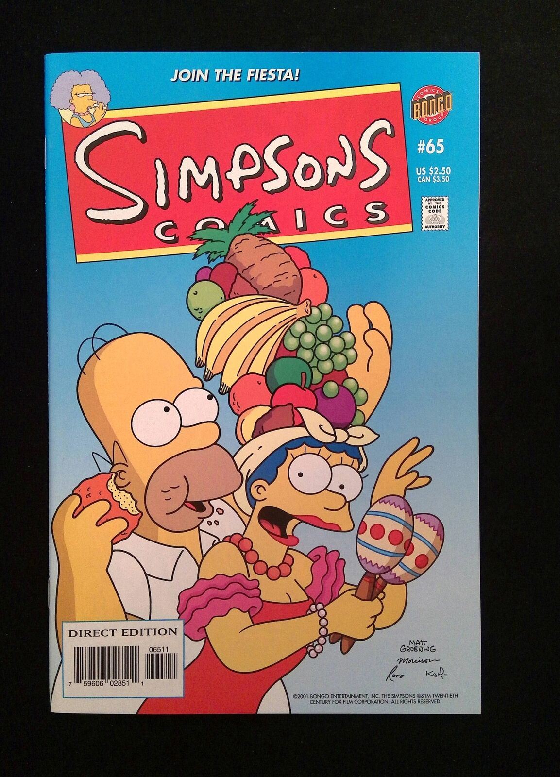Simpsons Comics #65 BONGO Comics 2001 VF/NM