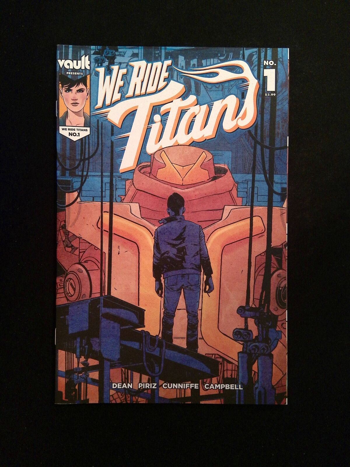 We Ride Titans #1C Vault Comics 2022 NM- 1/5 Limited Variant