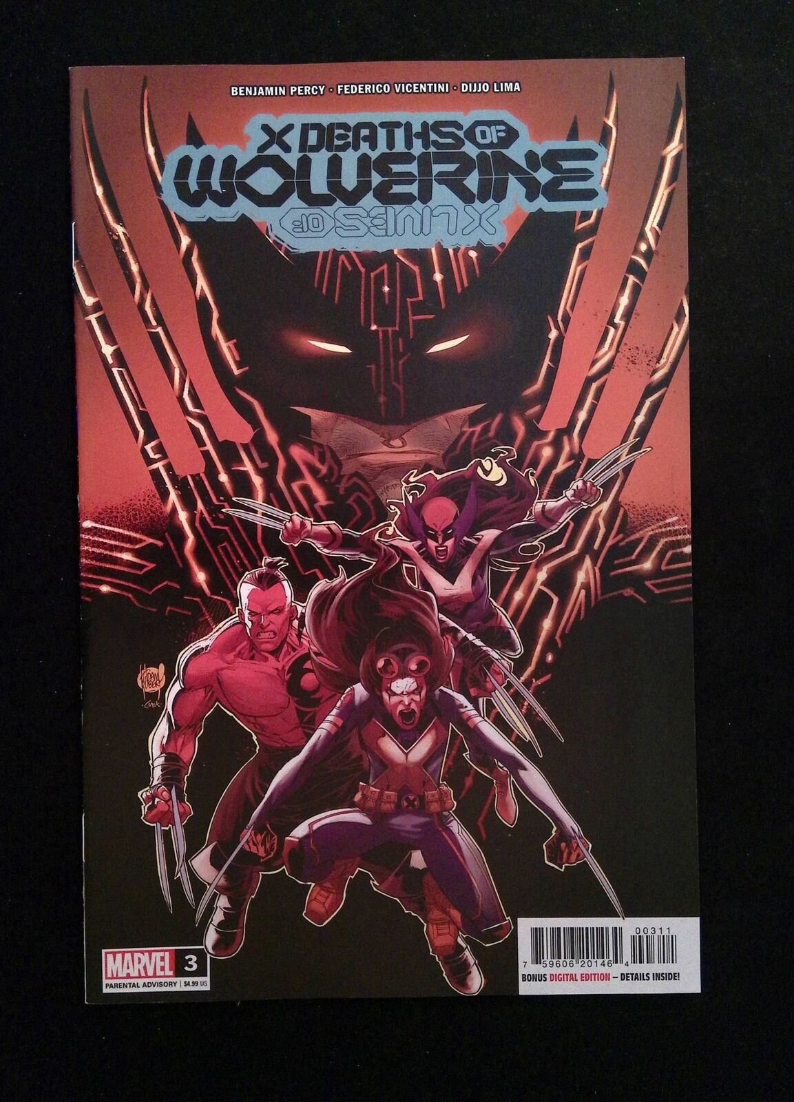 X Deaths Of Wolverine #3 MARVEL Comics 2022 NM-