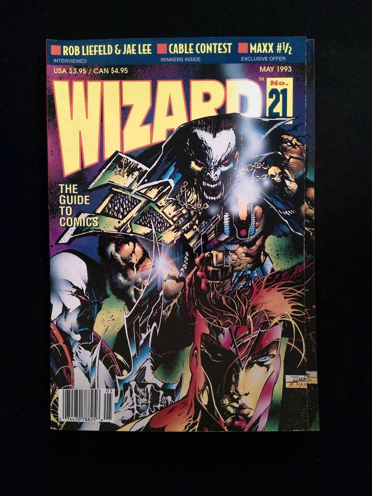 Wizard The Comics Magazine #21U WIZARD Comics 1993 VF/NM NEWSSTAND LEE VARIANT