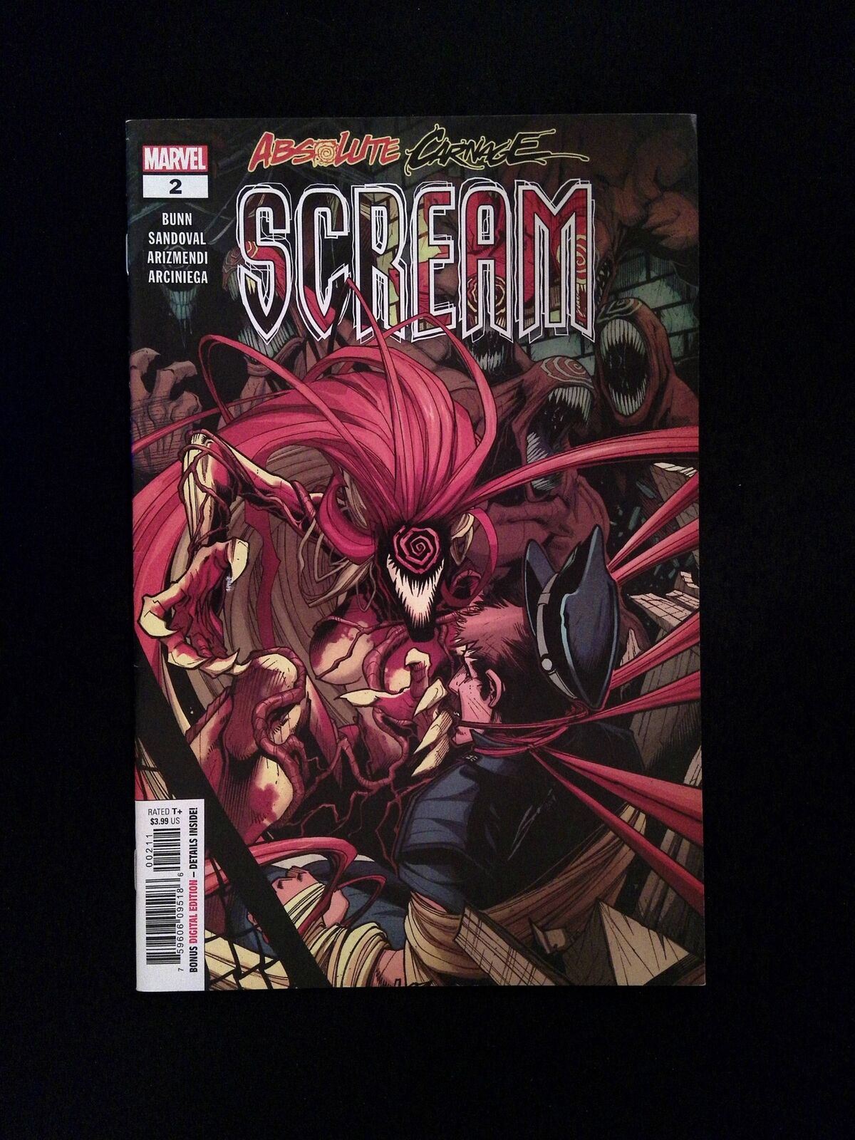 Absolute Carnage Scream #2 MARVEL Comics 2019 VF+
