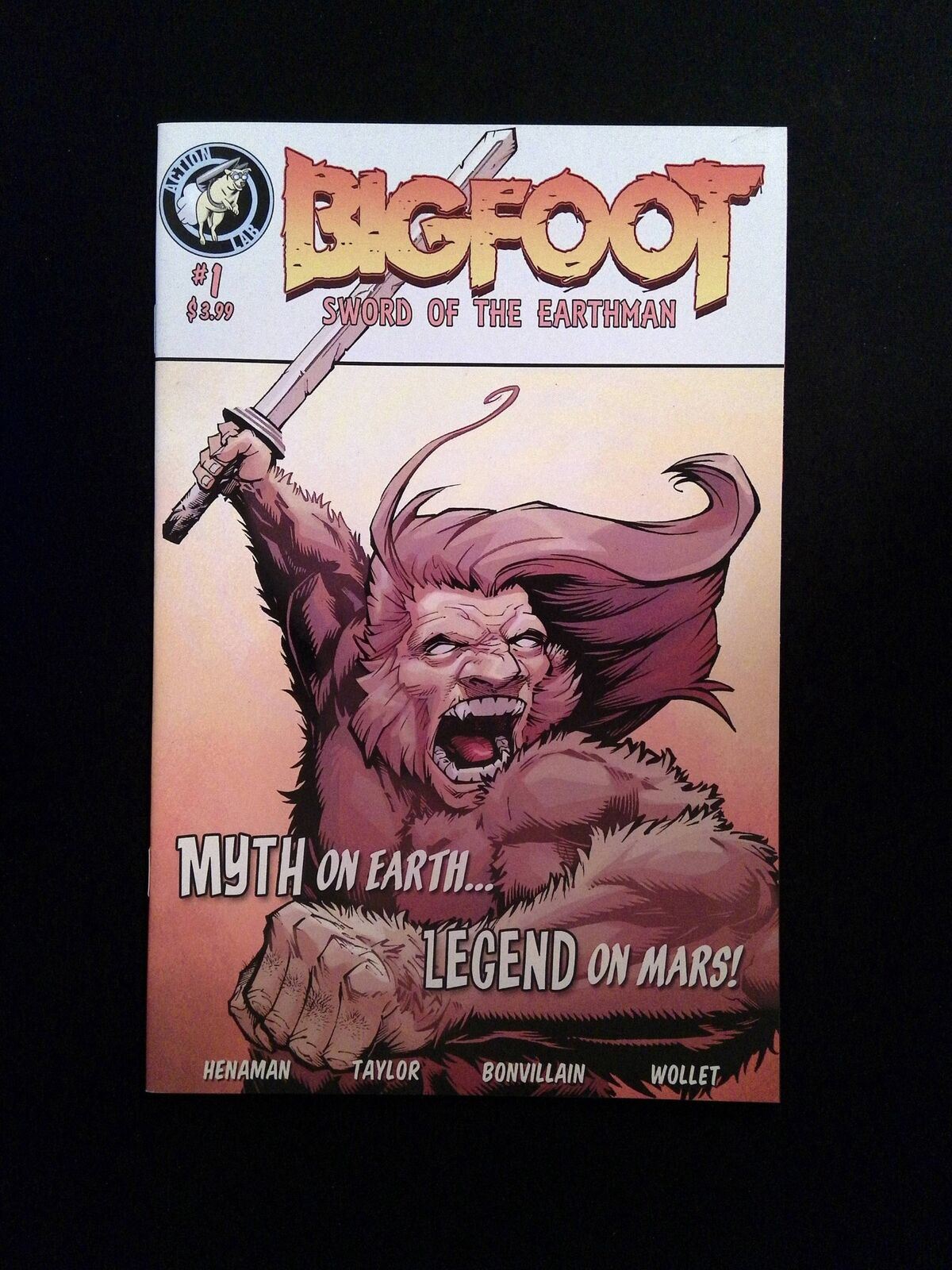Bigfoot Sword Of The Earthman #1 APE ENTERTAINMENT Comics 2015 VF/NM