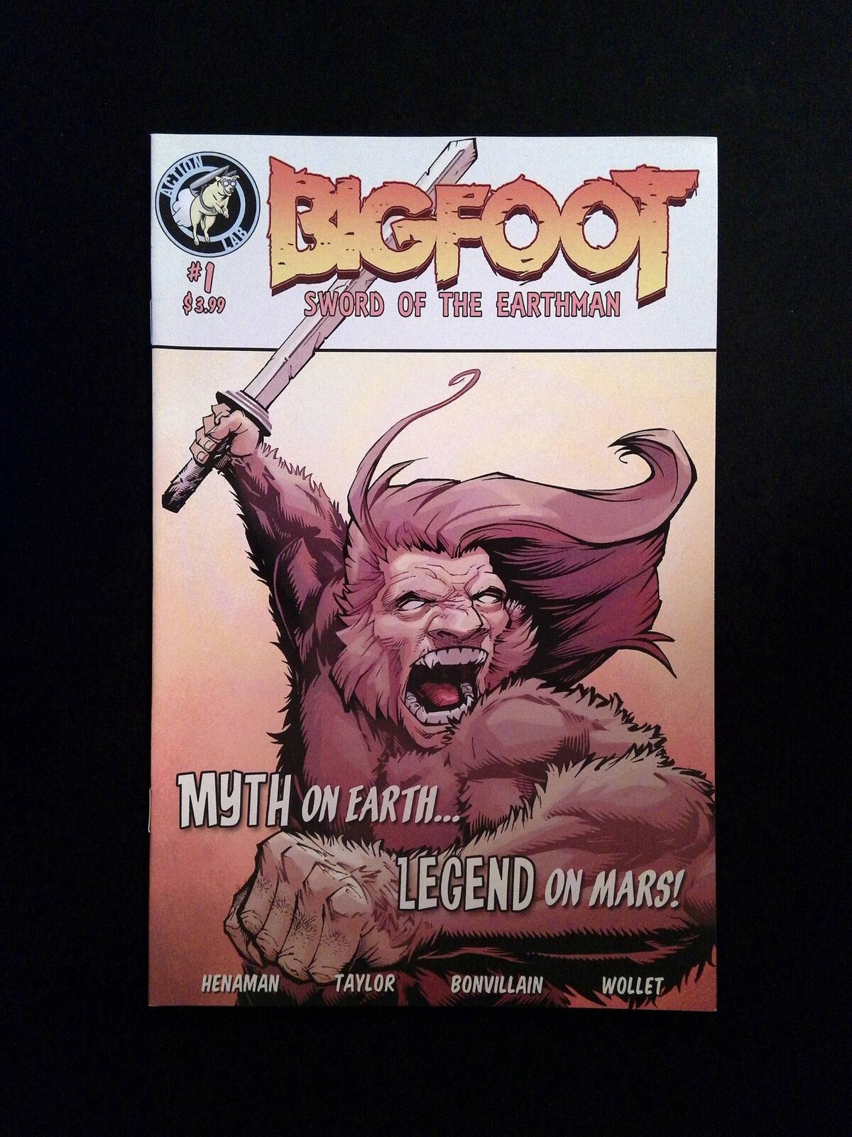 Bigfoot Sword Of The Earthman #1 APE ENTERTAINMENT Comics 2015 NM